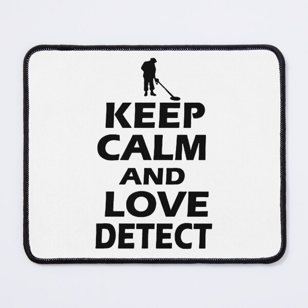 Item preview, Keep Calm Love Detect Metal Detect Idea Gift Premium Apparel Funny Holiday Xmas designed and sold by DesignByHeartUK.