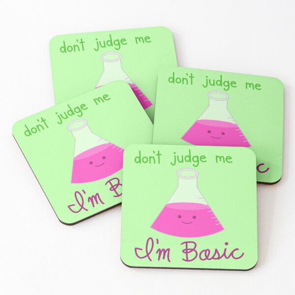 Item preview, Erlenmeyer Flask: don't judge me, I'm basic designed and sold by HappyDayDoodles.