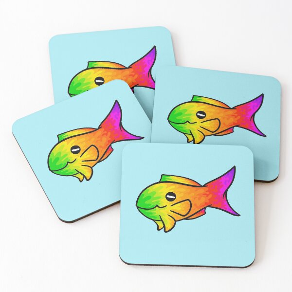 Item preview, Happy rainbow fish designed and sold by kukulgraphics.