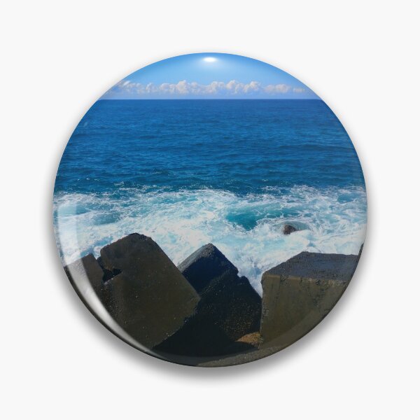 Item preview, Rock | Waves | Sky | The Spit | Gold Coast | Queensland | Australia designed and sold by iwaya-bazaar.