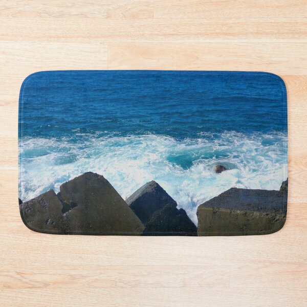 Item preview, Rock | Waves | Sky | The Spit | Gold Coast | Queensland | Australia designed and sold by iwaya-bazaar.