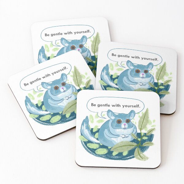 Item preview, Compassionate Chinchilla  designed and sold by lizziemaerose.