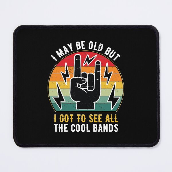 Item preview, I May Be Old But I Got To See All The Cool Bands Funny 80's Rock designed and sold by GravitiTees.