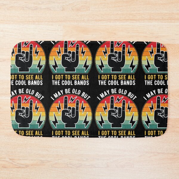 Item preview, I May Be Old But I Got To See All The Cool Bands Funny 80's Rock designed and sold by GravitiTees.