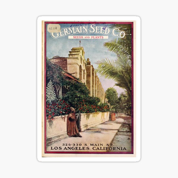 Vintage Germain's Seed Catalog Cover (1908) Sticker