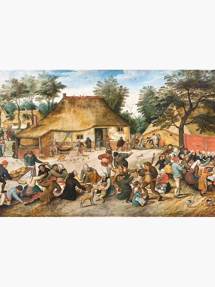 The Peasant Wedding - Pieter Bruegel The Younger by raybondesigns