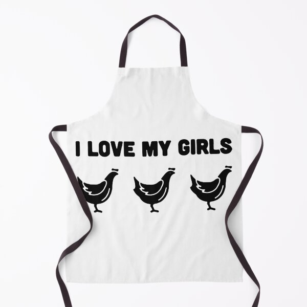 Artikelvorschau, I love my Girls Funny Chick Art Design Happy Apparel Essential Inspiration Joy Mood Funny entworfen und verkauft von DesignByHeartUK.
