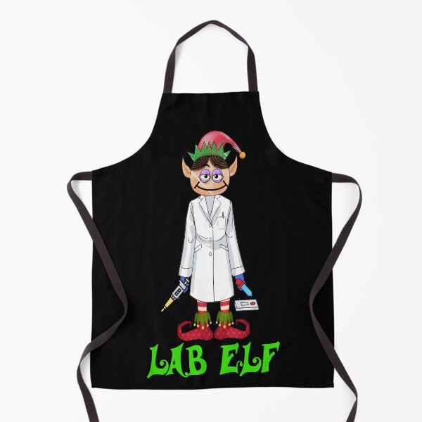 Item preview, LAB ELF FUNNY CHRISTMAS MEDICAL LAB SCIENTIST TECH SCIENTIST MICROBIOLOGY designed and sold by Hippiesole.