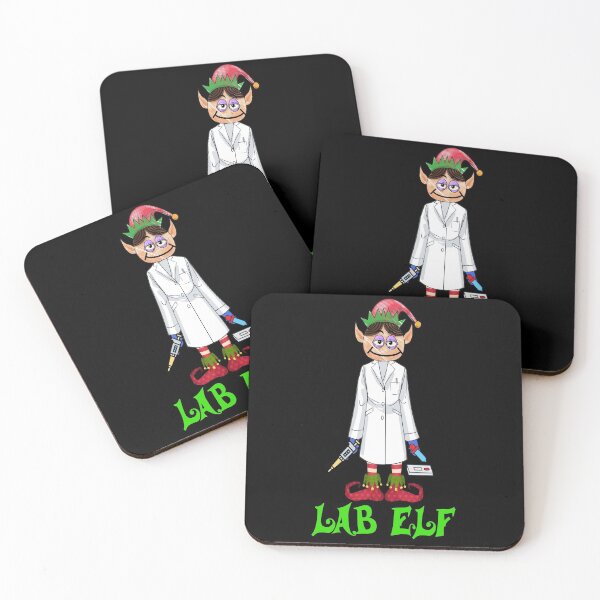 Item preview, LAB ELF FUNNY CHRISTMAS MEDICAL LAB SCIENTIST TECH SCIENTIST MICROBIOLOGY designed and sold by Hippiesole.