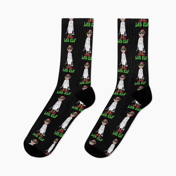 Item preview, LAB ELF FUNNY CHRISTMAS MEDICAL LAB SCIENTIST TECH SCIENTIST MICROBIOLOGY designed and sold by Hippiesole.