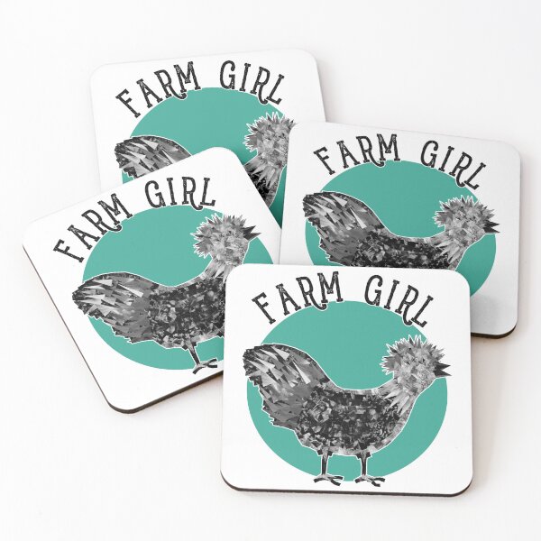 Item preview, Farm Girl - Silkie Chicken designed and sold by ISOASL.