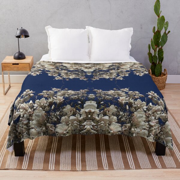 Item preview, Magnolia Blossoms, Ultramarine Sky - Botanical Divine, Tauhara designed and sold by RoseAromas.
