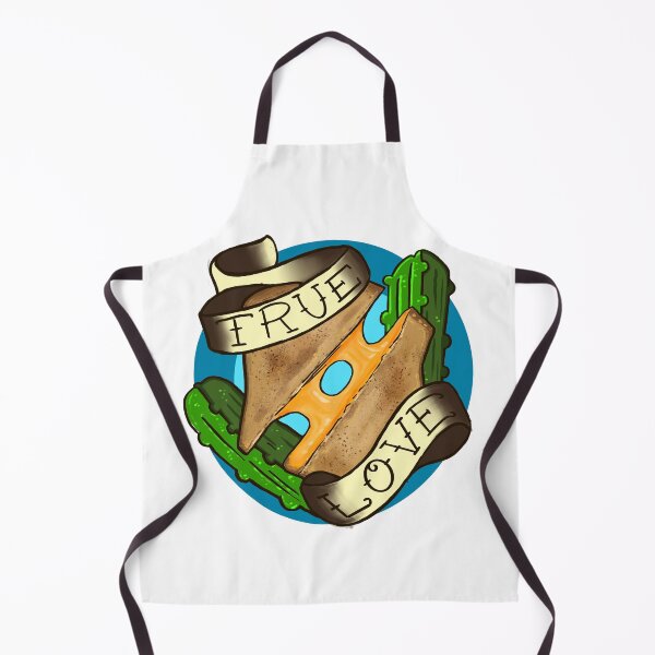 Item preview, True Love is a Grilled Cheese and Pickles designed and sold by Lilbugbiggarden.