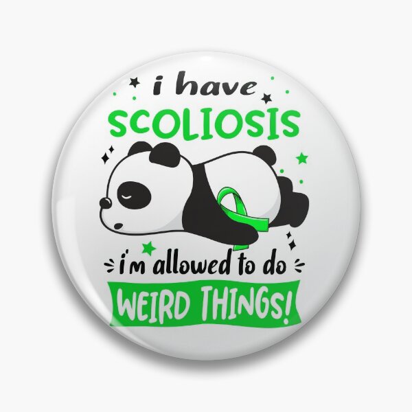 Item preview, Scoliosis Warrior I Have Scoliosis I Am Allowed To Do Weird Things! designed and sold by GennieShop.