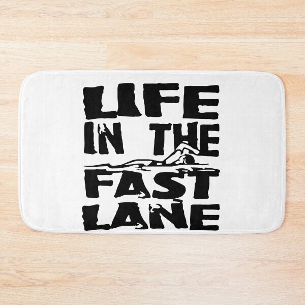 Item preview, Life in the Fast Lane Swimming Art Design Happy Apparel Essential Inspiration Joy Mood Funny designed and sold by DesignByHeartUK.