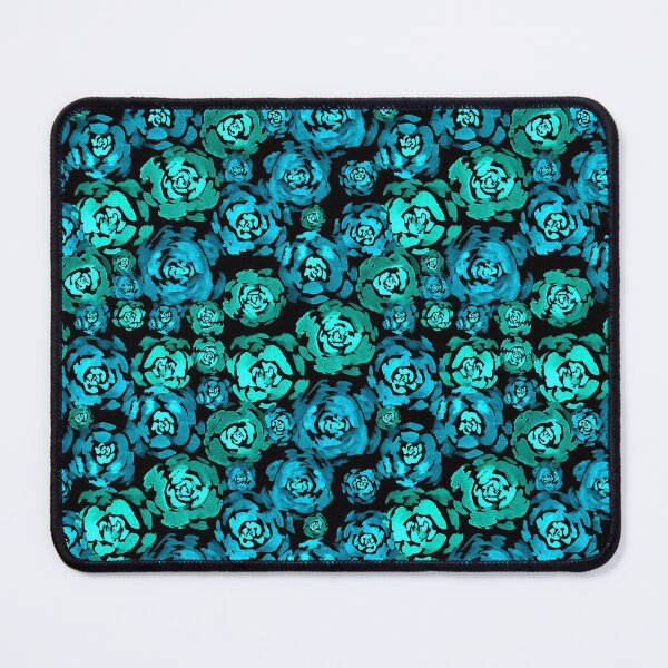 Item preview, Turquoise Watercolor Roses Pattern designed and sold by Sebastian Grafmann.