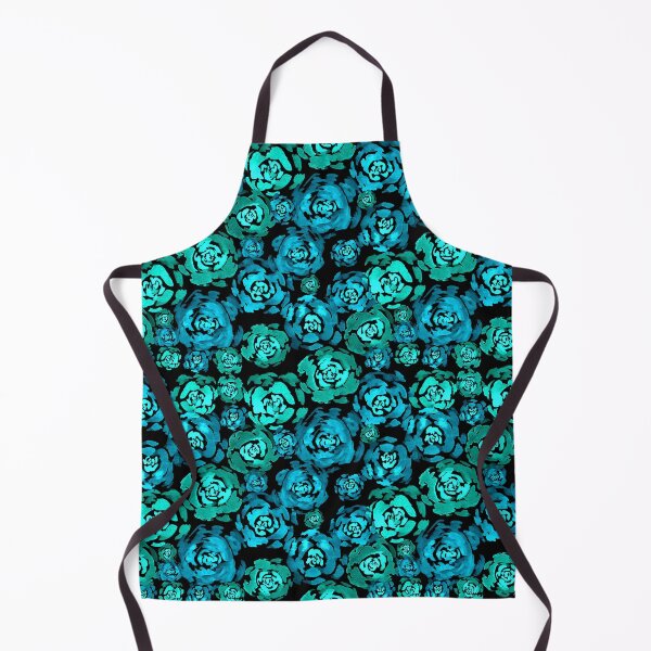Item preview, Turquoise Watercolor Roses Pattern designed and sold by Sebastian Grafmann.