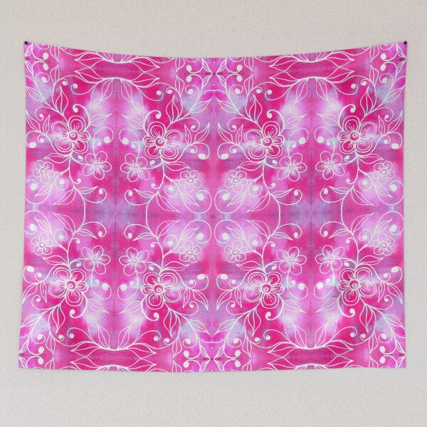 Item preview, Abstract Floral Pattern Pink designed and sold by Sebastian Grafmann.