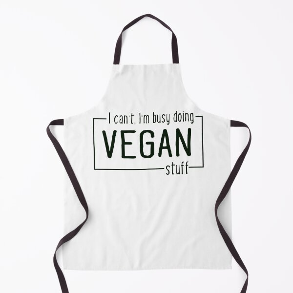 Item preview, I Can't. I'm Busy Doing Vegan Stuff Funny Plant Based Antisocial Quote designed and sold by nanogarbanzo.