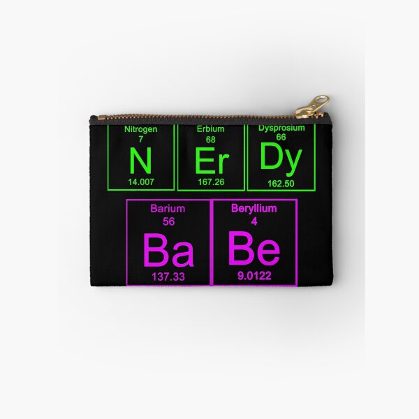 Item preview, NERDY BABE FUNNY Teachers Assistant Design ELEMENTS designed and sold by drwigglebutts.