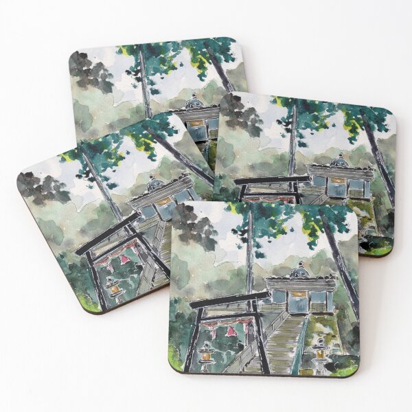 Item preview, Forest Temple Watercolor designed and sold by Sebastian Grafmann.