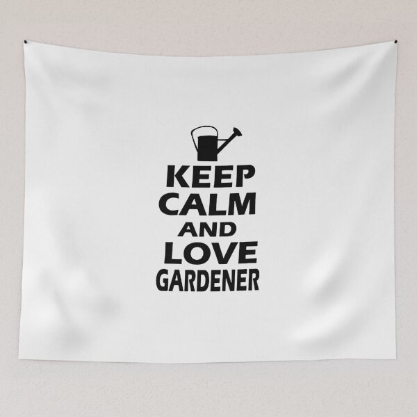 Item preview, Keep Calm and Love Gardener heart Gardner Gift Premium Apparel Funny Holiday Xmas designed and sold by DesignByHeartUK.