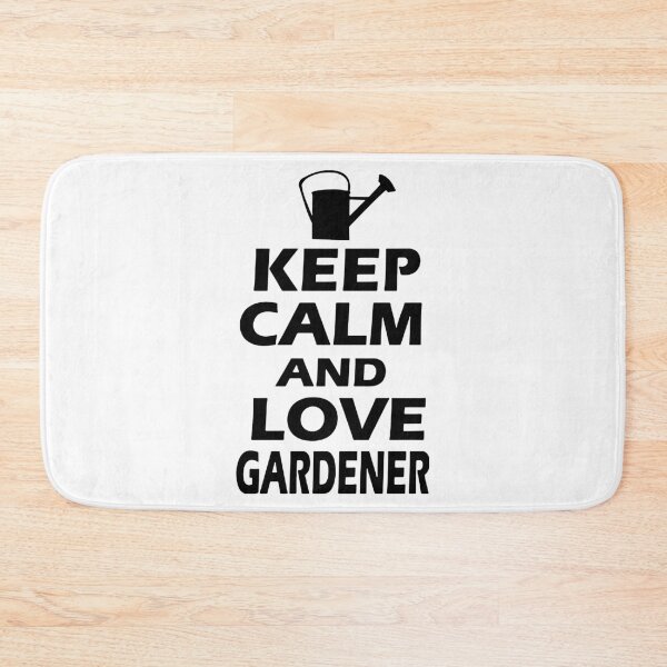 Item preview, Keep Calm and Love Gardener heart Gardner Gift Premium Apparel Funny Holiday Xmas designed and sold by DesignByHeartUK.