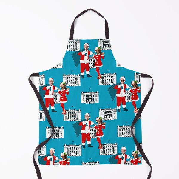 Item preview, joe biden santa kamala harris blue christmas white house designed and sold by Gossip Rag.