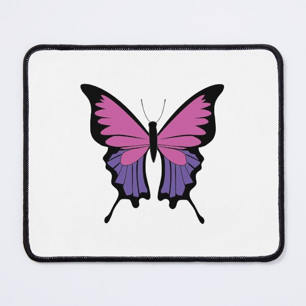 Item preview, Trendy Pink and Purple Butterfly Illustration designed and sold by CJAura by Claire Jane Johnson.