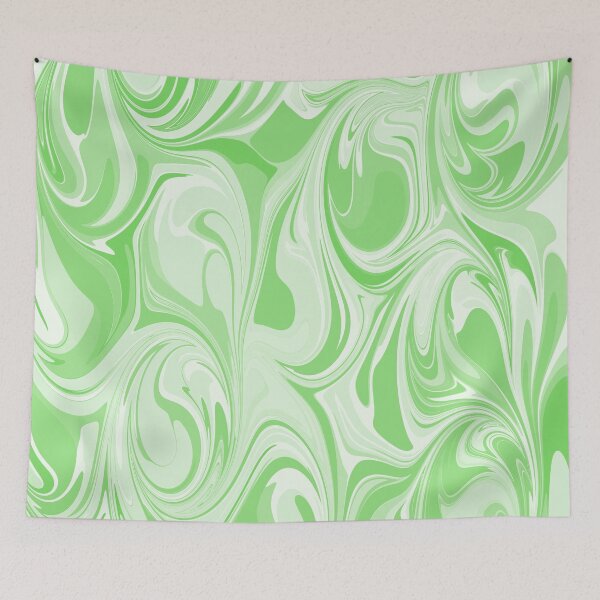 Item preview, Abstract Green Marble Swirl designed and sold by JuneJournal.