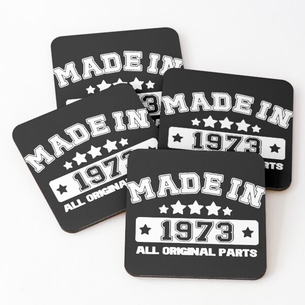 Item preview, Made in 1973 All Original Parts Gift Premium Apparel Funny Holiday Xmas designed and sold by DesignByHeartUK.
