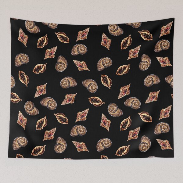 Item preview, Bronze Sea Shells Pattern designed and sold by Sebastian Grafmann.