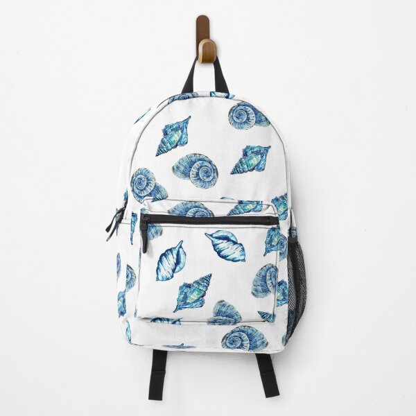 Item preview, Blue Sea Shells Pattern designed and sold by Sebastian Grafmann.