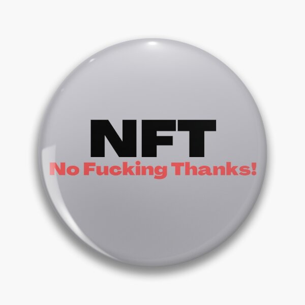 Item preview, NFT No Thanks designed and sold by supercomfy.