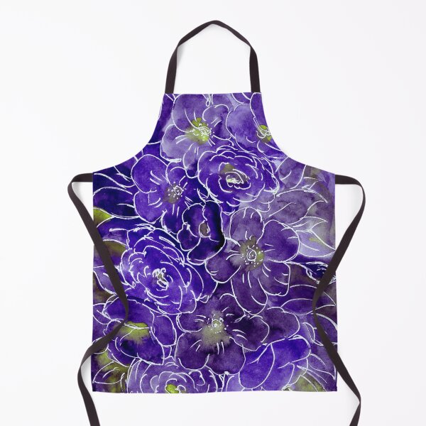 Item preview, Purple Flowers Pattern designed and sold by Sebastian Grafmann.