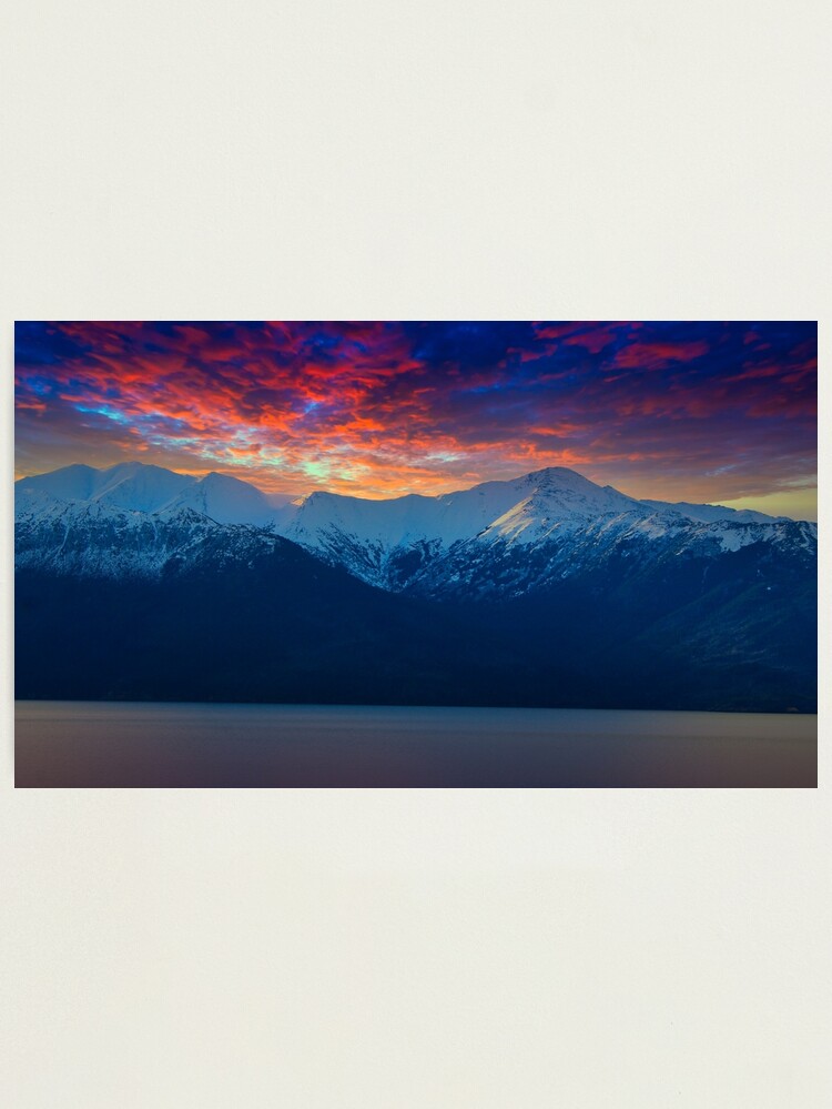 Alternate view of Alaskan Mountains Photographic Print