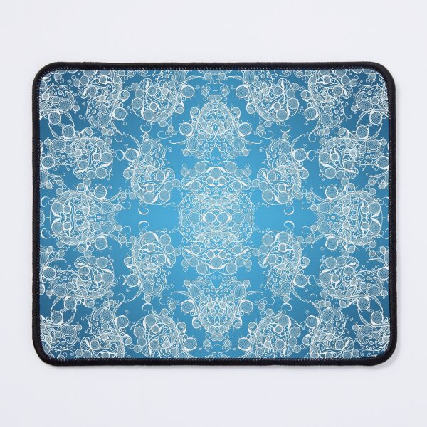 Item preview, Abstract White and Blue Geometric Pattern designed and sold by Sebastian Grafmann.