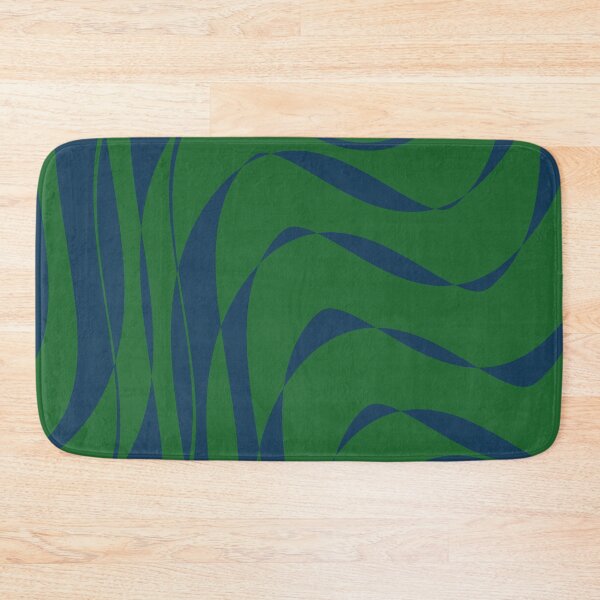 Item preview, Retro Abstract in Green and Navy designed and sold by JuneJournal.