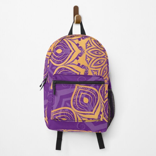 Item preview, Gold and purple mandala flower designed and sold by urban-color.