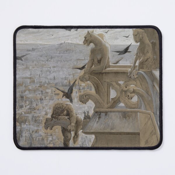 Item preview, Rediscovered Art: Notre Dame de Paris (original of Quasimodo and ravens by Merson) designed and sold by Ofeefee.