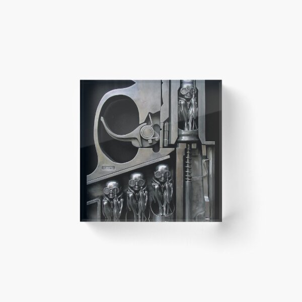 H.R. Giger - Sculpture Acrylic Block