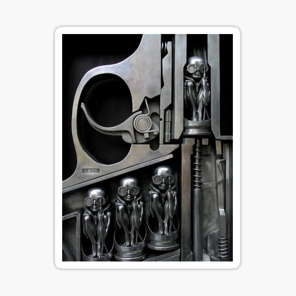 H.R. Giger - Sculpture Sticker