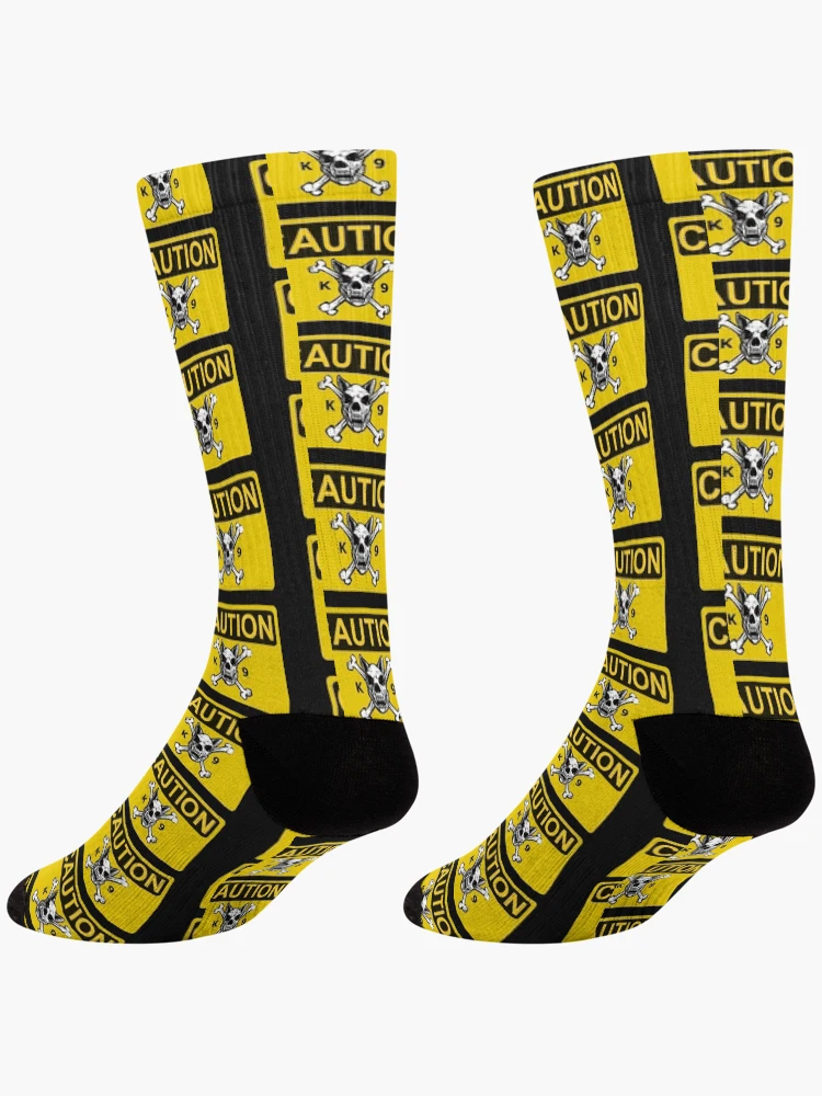 Thumbnail 4 of 5, Socks, CAUTION- K9- DOG designed and sold by RENAGADE4LYF.