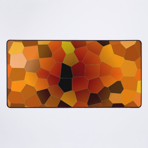 Item preview, Hot Honey Lava Mosaic Pattern designed and sold by Sebastian Grafmann.
