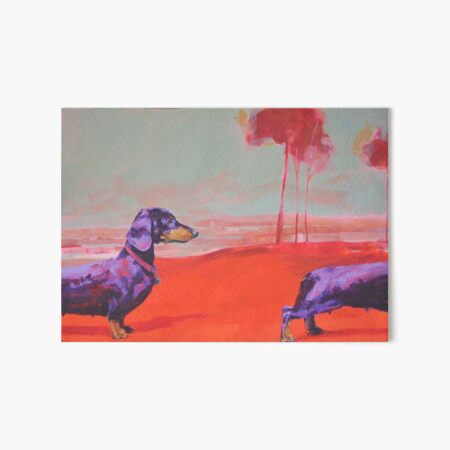 Social Dogue. Art Board Print