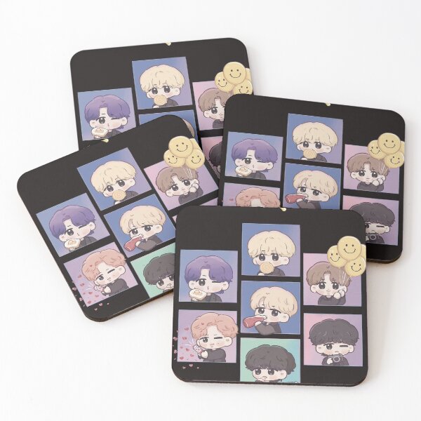 Item preview, BTS cartoon designed and sold by lovingmendes.