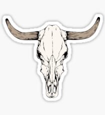 Cow Skull Sticker