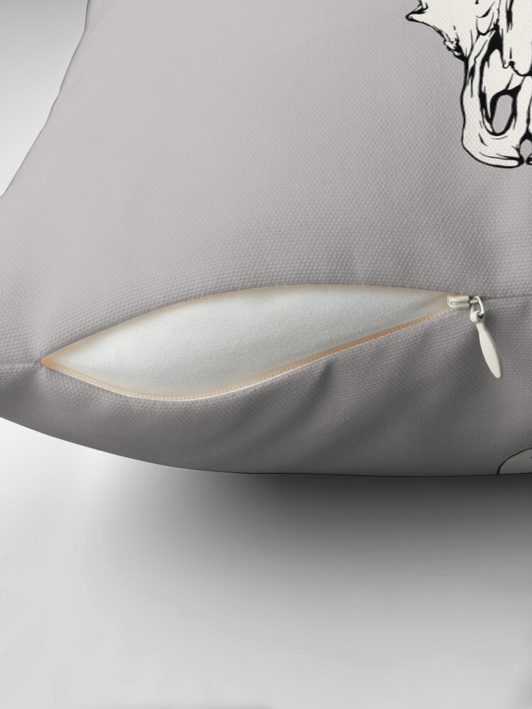Thumbnail 2 of 4, Pillow, Cow Skull designed and sold by ramarama.