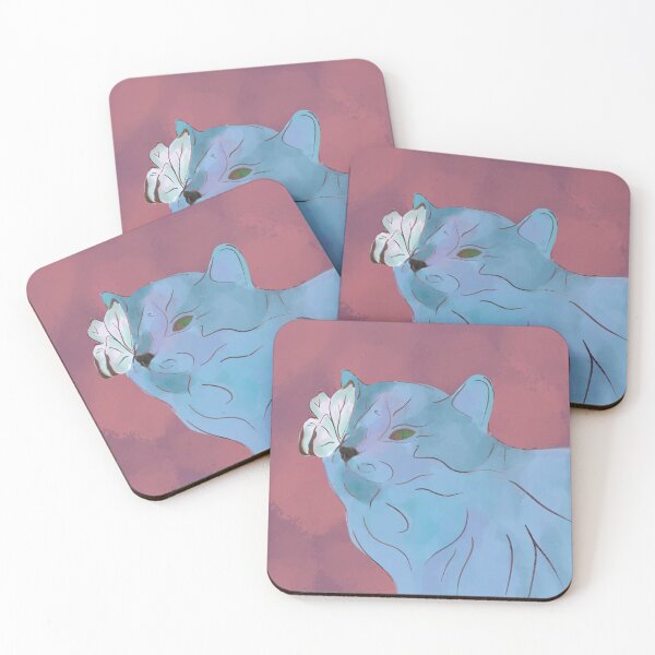 Item preview, Cat and Butterfly designed and sold by eclecticgloom.