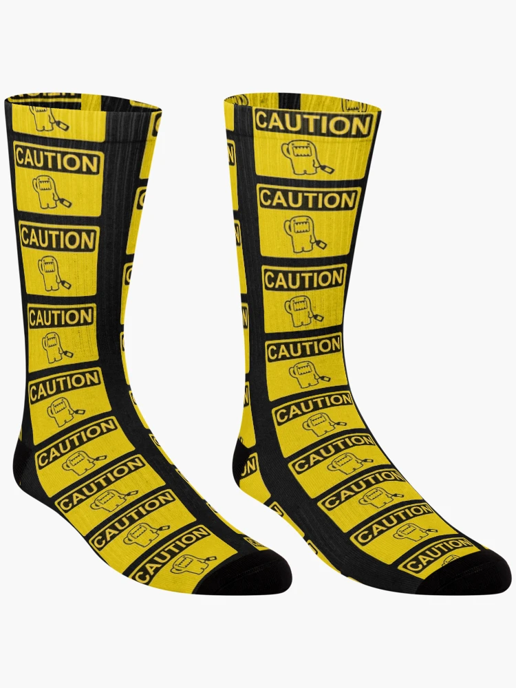Thumbnail 3 of 5, Socks, CAUTION- DOMO designed and sold by RENAGADE4LYF.